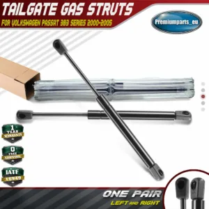 2x Tailgate Boot Gas Struts for VW Passat 3B3 00-05 Saloon Volkswagen 3B5827550E