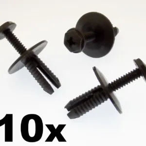10x BMW Screw Fit Plastic Rivet Clip for Side skirts & Rocker Covers Mouldings