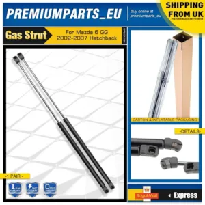 2x Tailgate Rear Boot Gas Struts for Mazda 6 GG 2002-2007 Hatchback GJ6J63620