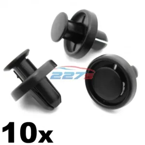 10x 8mm Wheel Arch Lining, Inner Wing, Splashguard Plastic Trim Clips for Subaru