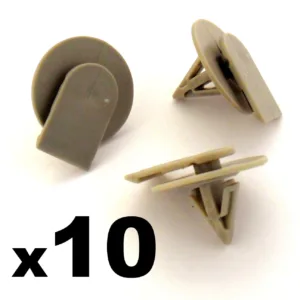 10x BMW Mini Protective Plastic Side Skirt / Sill Cover Trim Fastener Clips