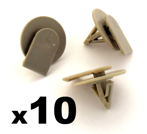 10x BMW Mini Protective Plastic Side Skirt / Sill Cover Trim Fastener Clips