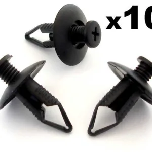 10x 8mm Trim Clips- Splashguard, Wheel Arch, Undertray
