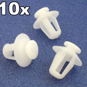 10x Citroen Plastic Trim clips for Exterior Door Moulding Bumpstrips & Trims