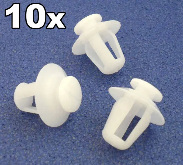 10x Citroen Plastic Trim clips for Exterior Door Moulding Bumpstrips & Trims