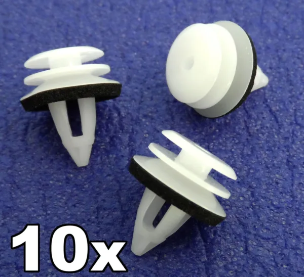 10x BMW Interior Plastic Trim Clips- Front & Rear Door Card Panel Fascia/ Lining