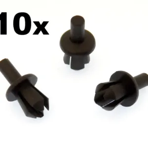 10x BMW E39 5mm Plastic Expanding Rivet Clips for Front Wheel Arch Liner /Lining
