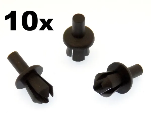 10x BMW E39 5mm Plastic Expanding Rivet Clips for Front Wheel Arch Liner /Lining
