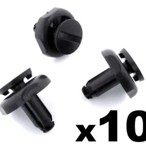 10x 7mm Radiator Cover Clips for Toyota Avensis- Engine Cover Trim Clips