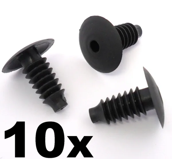 10x BMW Plastic Trim Plug Clip- For upholstery, trunk & boot linings