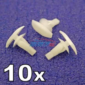 10x 6mm Weatherstrip & Rubber Door Seal Clips- Same as Honda 90651-S4N-003