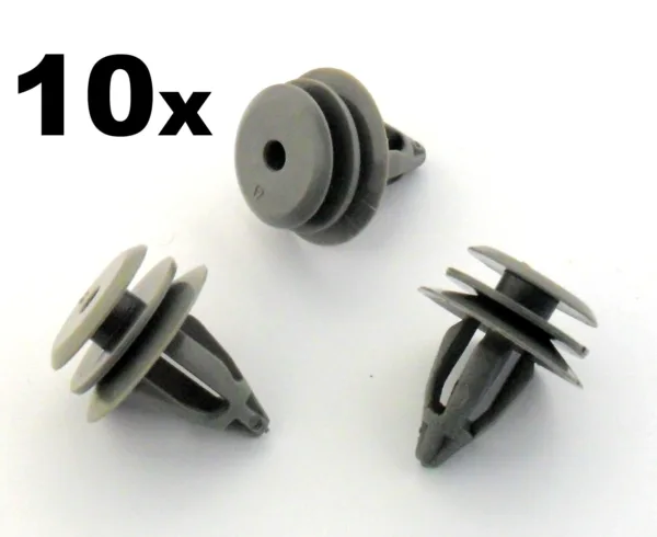 10x BMW Plastic Trim Clips for Interior Door Cards, Trim Panels, Covers & Fascia