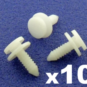10x Audi Interior Trim Panel Clips- Interior Pillar Trim Fastener Clips