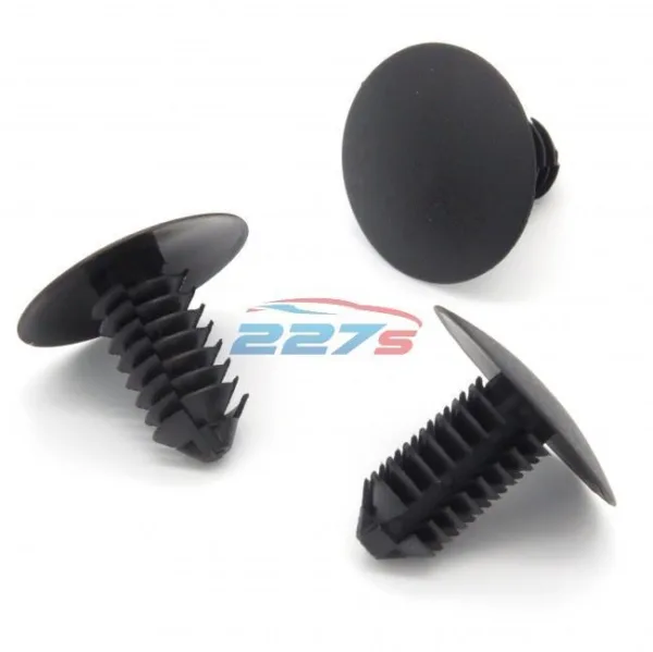 VVO Fasteners 7mm Black Plastic Fir Tree Clip used by Audi, VW, Seat & Skoda