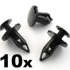 10x ATV Fender Clips- Quad Trim Cover Clip Honda TRX Foreman Kawasaki KFX Suzuki