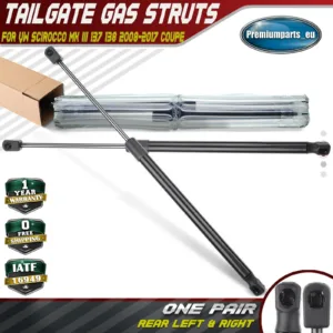2x New Rear Boot Tailgate Gas Struts for VW Scirocco MK III 2008-2017 1K8827550A