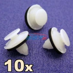 10x Boot Lid / Tailgate Trim Clips- Honda Civic (8th Gen) & CRV (3rd Gen)