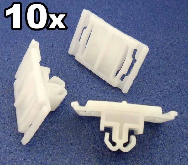 10x Audi Exterior Door Protection / Bumpstrip / Rubstrip Trim Clips 4A0853825