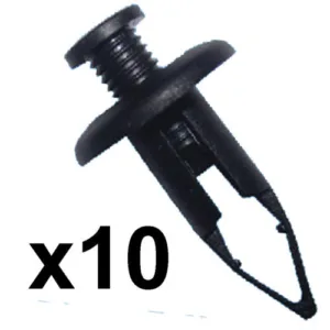 9mm Hole Large Screw Fit Bumper Trim Clip Fixing x10