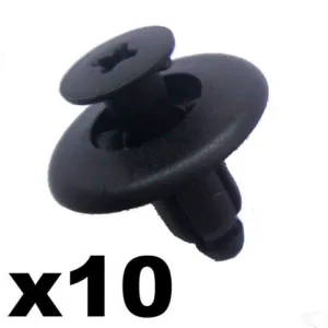 10x 8mm Wheel Arch Lining Clips for Honda Mazda Toyota