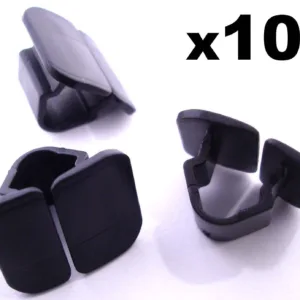 10x Audi Bonnet Insulation Plastic Clips- Retainer Clips for Hood Sound Deadener