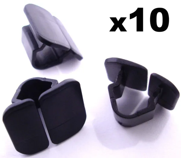 10x Audi Bonnet Insulation Plastic Clips- Retainer Clips for Hood Sound Deadener