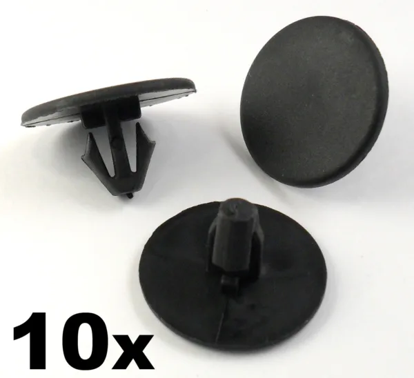 10x Citroen Bonnet Insulation Retainer Clips- Plastic Trim Clips Bonnet Lining