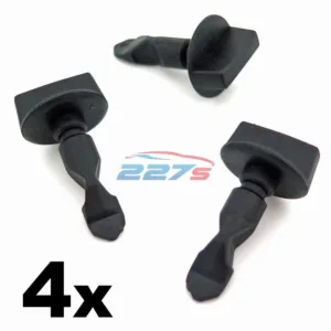 4x Rear Bumper Tow / Towing Eye Cover Clips- Audi 6Q0807643- A1 A3 Q5 Q7 etc
