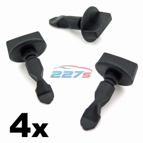 4x Rear Bumper Tow / Towing Eye Cover Clips- Audi 6Q0807643- A1 A3 Q5 Q7 etc