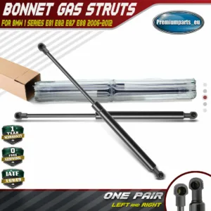 2x Bonnet Hood Gas Struts for BMW 1 Series E81 E82 E87 E88 2004-2012 51237118370