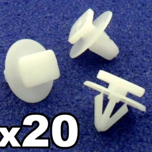 20x Vauxhall Corsa C Wheel Arch Trim Clips Fasteners for exterior plastic trims