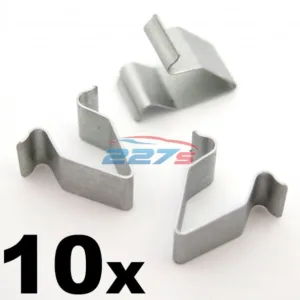 10x Audi Boot & Tailgate Lining Metal Trim Panel Clips- Interior Trim Clips