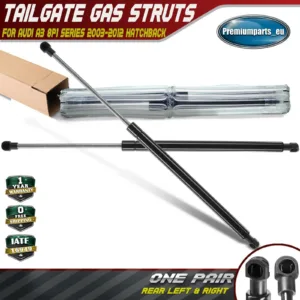 2x Rear Boot Tailgate Gas Struts for Audi A3 8P1 2003-2012 8P3827552B 475mm New