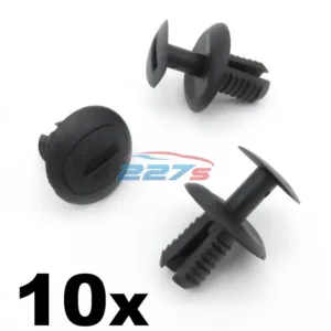 10x 8mm Wheel Arch Lining & Rear Bumper Clips to fit the VW UP! & VW Crafter