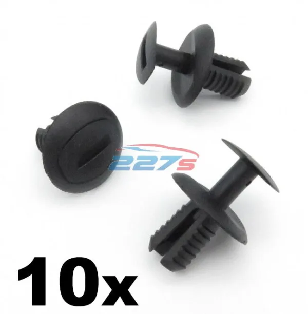 10x 8mm Wheel Arch Lining & Rear Bumper Clips to fit the VW UP! & VW Crafter