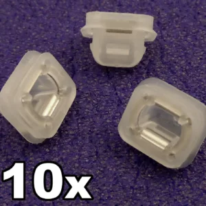 10x BMW Door Insert Trim Strip Grommet. Plastic Clips for Door Card Inlay Strip