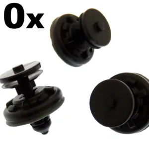 10x Audi Plastic Trim Clips for Door Cards & Interior Trim Panels, & Covers