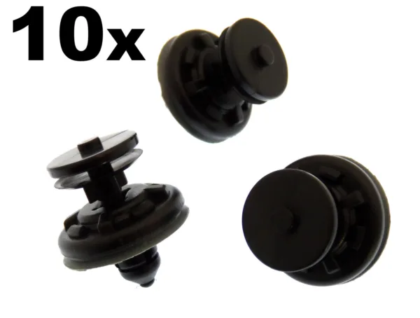 10x Audi Plastic Trim Clips for Door Cards & Interior Trim Panels, & Covers