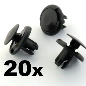 20x Plastic Honda Grille, Wheel Arch Lining, Splashguard & Bumper Trim Clips