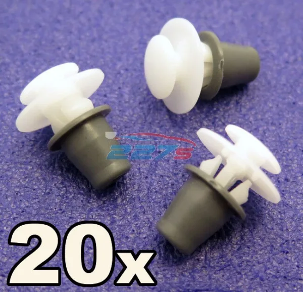 20x VW Side Moulding Strip & Wheel Arch Trim Clips- Golf mk2, mk3, Jetta, Vento