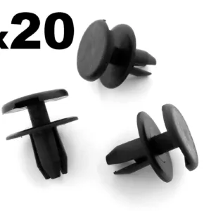 20x Opel Astra, Signum, Vectra Front Bumper Clips / Plastic Rivets