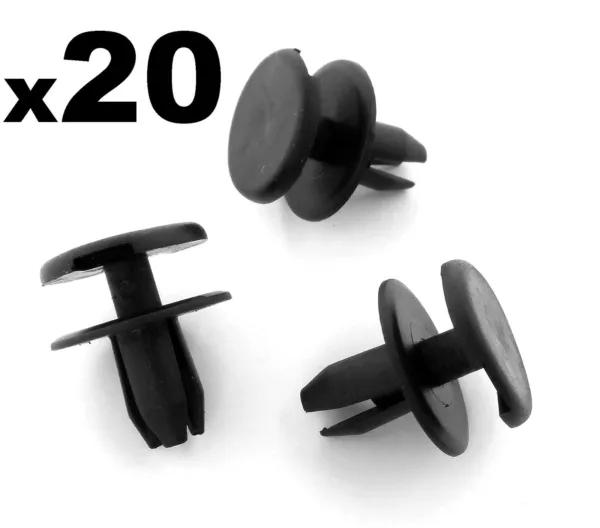 20x Vauxhall Astra, Signum, Vectra Front Bumper Clips / Plastic Rivets