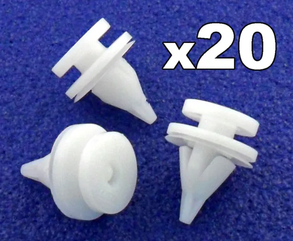 20x Renault Interior Door Card Panel Plastic Clips- Clio Megane Scenic Twingo...