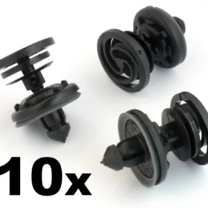 10x Audi Interior Door Card & Trim Panel Mounting / Fastener Clips