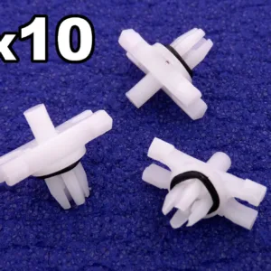 10x BMW E46 Trim Clips for Roof Rain Gutter Plastic Moulding Trims 51138204858