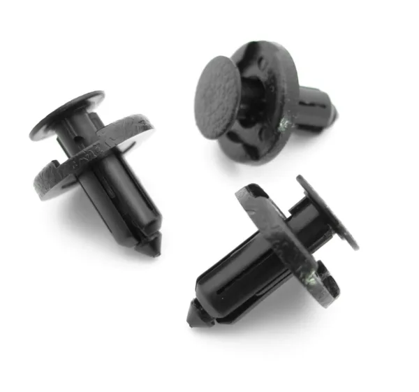 10x 8mm Trim Clips for Nissan Qashqai, Juke, Micra- Bumper, Grille, Arch Lining