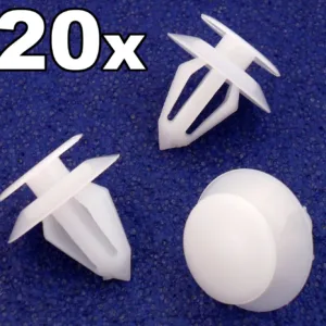 20x Vauxhall Plastic Trim Clips- Door Card & Wing Mirror Trim Panel Cover Clips