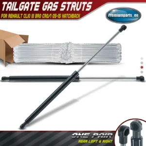 2x Rear Tailgate Gas Struts for Renault Clio III BR0 CR0/1 2005-2015 8200299546