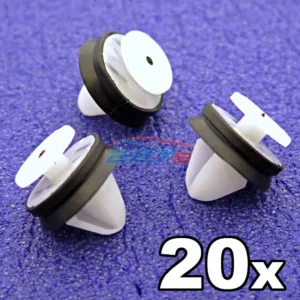 20x Renault Interior Trim Panel & Pillar Clips with rubber seal- 7703077469