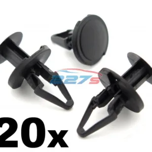 20x Plastic Trim Clips rivets some Vauxhall wheel arch linings, inner wing liner